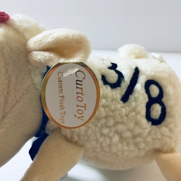 Serta Counting Sheep 3/8 Plush Stuffie Stuffed Animal Curto Toy 2000 Tag - Picture 5 of 16